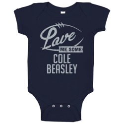 Love Me Some Cole Beasley Dallas Football Sports Athlete Baby One Piec Love Me Some Cole Beasley Dallas Football Sports Athlete Baby One Piec