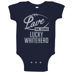 Love Me Some Lucky Whitehead Dallas Football Sports Athlete Baby One P Love Me Some Lucky Whitehead Dallas Football Sports Athlete Baby One P