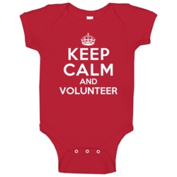 Keep Calm And Volunteer Peace Corps Volunteer Baby One Piece Keep Calm And Volunteer Peace Corps Volunteer Baby One Piece