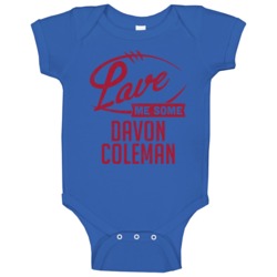 Love Me Some Davon Coleman New York Football Sports Athlete Baby One P Love Me Some Davon Coleman New York Football Sports Athlete Baby One P