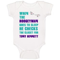 Tony Bennett Charlotte North Carolina Boogeyman Baby One Piece Tony Bennett Charlotte North Carolina Boogeyman Baby One Piece