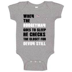 Devon Still Sports Boogeyman Baby One Piece Devon Still Sports Boogeyman Baby One Piece
