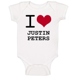 Justin Peters Charlotte North Carolina I Love Baby One Piece Justin Peters Charlotte North Carolina I Love Baby One Piece