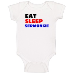 Eat Sleep Sermonize Priest Baby One Piece Eat Sleep Sermonize Priest Baby One Piece