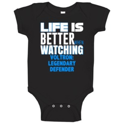 Life Is Better Voltron Legendary Defender Sci Fi Tv Show Baby One Piec Life Is Better Voltron Legendary Defender Sci Fi Tv Show Baby One Piec