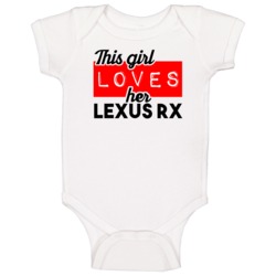 This Girl Loves Her Lexus Rx Cool Car Buff Enthusiast Baby One Piece This Girl Loves Her Lexus Rx Cool Car Buff Enthusiast Baby One Piece
