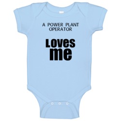 A Power Plant Operator Loves Me Occupation Baby One Piece A Power Plant Operator Loves Me Occupation Baby One Piece