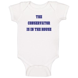 Conservator In The House Funny Party Baby One Piece Conservator In The House Funny Party Baby One Piece