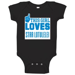 This Girl Loves Star Lotulelei Carolina Football Team Fan Baby One Pie This Girl Loves Star Lotulelei Carolina Football Team Fan Baby One Pie