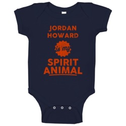 Jordan Howard Is My Spirit Animal Football Chicago Fan Baby One Piece Jordan Howard Is My Spirit Animal Football Chicago Fan Baby One Piece