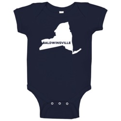 Baldwinsville New York Custom City Patriotic Usa Baby One Piece Baldwinsville New York Custom City Patriotic Usa Baby One Piece