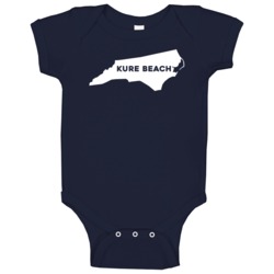 Kure Beach North Carolina Custom City Patriotic Usa Baby One Piece Kure Beach North Carolina Custom City Patriotic Usa Baby One Piece