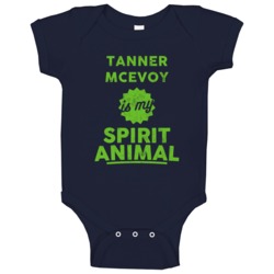 Tanner Mcevoy Is My Spirit Animal Football Seattle Fan Baby One Piece Tanner Mcevoy Is My Spirit Animal Football Seattle Fan Baby One Piece