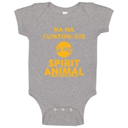 Ha Ha Clinton-dix Is My Spirit Animal Football Green Bay Fan Baby One Ha Ha Clinton-dix Is My Spirit Animal Football Green Bay Fan Baby One