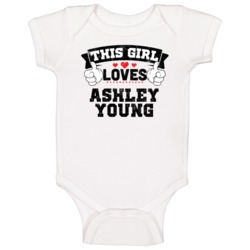 This Girl Loves Ashley Young Watford Player Baby One Piece This Girl Loves Ashley Young Watford Player Baby One Piece