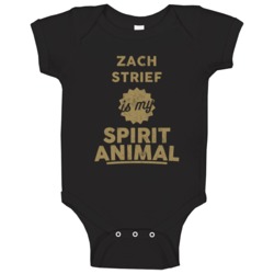 Zach Strief Is My Spirit Animal Football New Orleans Fan Baby One Piec Zach Strief Is My Spirit Animal Football New Orleans Fan Baby One Piec