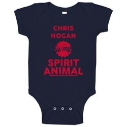 Chris Hogan Is My Spirit Animal Football New England Fan Baby One Piec Chris Hogan Is My Spirit Animal Football New England Fan Baby One Piec