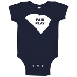 Fair Play South Carolina Custom City Patriotic Usa Baby One Piece Fair Play South Carolina Custom City Patriotic Usa Baby One Piece