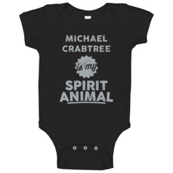 Michael Crabtree Is My Spirit Animal Football Oakland Fan Baby One Pie Michael Crabtree Is My Spirit Animal Football Oakland Fan Baby One Pie