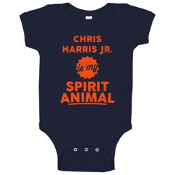 Chris Harris Jr Is My Spirit Animal Football Denver Fan Baby One Piece Chris Harris Jr Is My Spirit Animal Football Denver Fan Baby One Piece