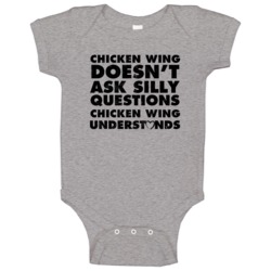 Chicken Wings Doesn't Ask Stupid Questions Funny Junk Food Restaurant Chicken Wings Doesn't Ask Stupid Questions Funny Junk Food Restaurant
