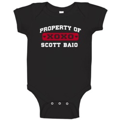 Scott Baio I Love Property Of Baby One Piece Scott Baio I Love Property Of Baby One Piece