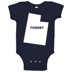 Torrey Utah Custom City Patriotic Usa Baby One Piece Torrey Utah Custom City Patriotic Usa Baby One Piece