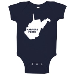 Harpers Ferry West Virginia Custom City Patriotic Usa Baby One Piece Harpers Ferry West Virginia Custom City Patriotic Usa Baby One Piece