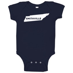 Smithville Tennessee Custom City Patriotic Usa Baby One Piece Smithville Tennessee Custom City Patriotic Usa Baby One Piece