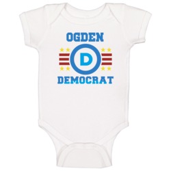 Democrat From City Custom Customizable Baby One Piece Democrat From City Custom Customizable Baby One Piece
