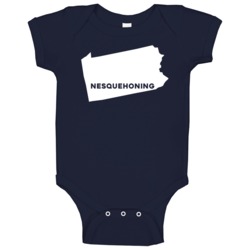 Nesquehoning Pennsylvania Custom City Patriotic Usa Baby One Piece Nesquehoning Pennsylvania Custom City Patriotic Usa Baby One Piece