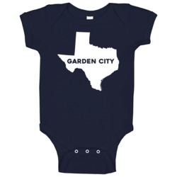 Garden City Texas Custom City Patriotic Usa Baby One Piece Garden City Texas Custom City Patriotic Usa Baby One Piece