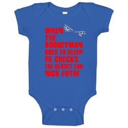 Nick Fotiu New York Buffalo Hockey Sports Boogeyman Baby One Piece Nick Fotiu New York Buffalo Hockey Sports Boogeyman Baby One Piece