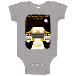 Grandmaster Flash The White Lines 1983 Baby One Piece Grandmaster Flash The White Lines 1983 Baby One Piece