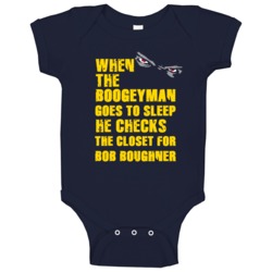 Bob Boughner New York Buffalo Hockey Sports Boogeyman Baby One Piece Bob Boughner New York Buffalo Hockey Sports Boogeyman Baby One Piece