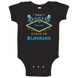 Eldorado Property Of Texas What Happens Stays In Baby One Piece Eldorado Property Of Texas What Happens Stays In Baby One Piece