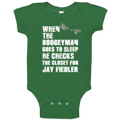 Jay Fiedler New York Buffalo Sports Football Boogeyman Baby One Piece Jay Fiedler New York Buffalo Sports Football Boogeyman Baby One Piece