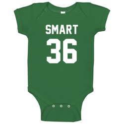 Marcus Smart Jersey Back Boston Basketball Team Fan For Green Baby One Marcus Smart Jersey Back Boston Basketball Team Fan For Green Baby One