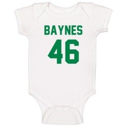 Aron Baynes Jersey Back Boston Basketball Team Fan For White Baby One Aron Baynes Jersey Back Boston Basketball Team Fan For White Baby One