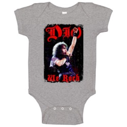 Ronnie James Dio We Rock Heavy Metal Music Baby One Piece Ronnie James Dio We Rock Heavy Metal Music Baby One Piece