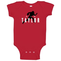 Air Stepfan Taylor Arizona Football Player Fan Parody Baby One Piece Air Stepfan Taylor Arizona Football Player Fan Parody Baby One Piece
