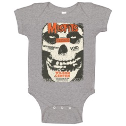 Misfits Vintage Gig Poster Punk Rock Music Band Baby One Piece Misfits Vintage Gig Poster Punk Rock Music Band Baby One Piece