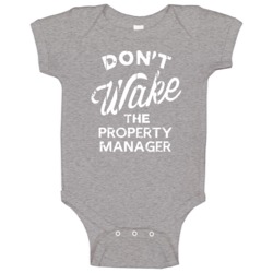 Dont Wake The Property Manager Popular Grunge Occupation Baby One Piec Dont Wake The Property Manager Popular Grunge Occupation Baby One Piec