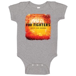 Foo Fighters Skin And Bones American Rock Band Music Baby One Piece Foo Fighters Skin And Bones American Rock Band Music Baby One Piece