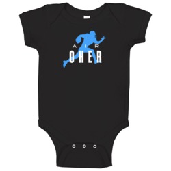 Air Michael Oher Carolina Football Player Fan Parody Baby One Piece Air Michael Oher Carolina Football Player Fan Parody Baby One Piece
