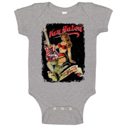 Van Halen Running With The Devil Rock Band Music Baby One Piece Van Halen Running With The Devil Rock Band Music Baby One Piece