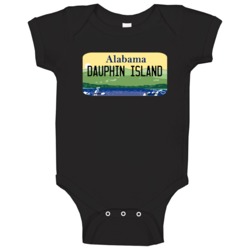 Dauphin Island Alabama Custom City License Plate Customizable Baby One Dauphin Island Alabama Custom City License Plate Customizable Baby One