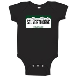 Silverthorne Colorado Custom City License Plate Customizable Baby One Silverthorne Colorado Custom City License Plate Customizable Baby One