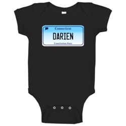 Darien Connecticut Custom City License Plate Customizable Baby One Pie Darien Connecticut Custom City License Plate Customizable Baby One Pie