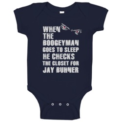 Jay Buhner New York Brooklyn Baseball Sports Boogeyman Baby One Piece Jay Buhner New York Brooklyn Baseball Sports Boogeyman Baby One Piece
